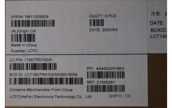 Lenovo 5M11S26828 C-Cover with keyboard, Arabic, Black, Backlight, US