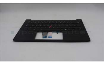 Lenovo 5M11S26845 C-Cover with keyboard, French, Black, Backlight, US