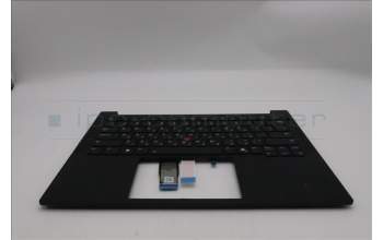 Lenovo 5M11S26860 C-Cover with keyboard, Hebrew, Black, Backlight, US
