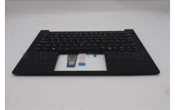 Lenovo 5M11S26872 C-Cover with keyboard, Portuguese, Black, Backlight, UK
