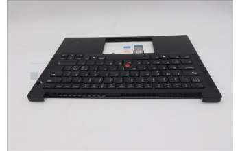 Lenovo 5M11S26895 C-Cover with keyboard, Nordic, Black, Backlight, UK