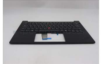 Lenovo 5M11S26906 C-Cover with keyboard, UK English, Black, Backlight, UK
