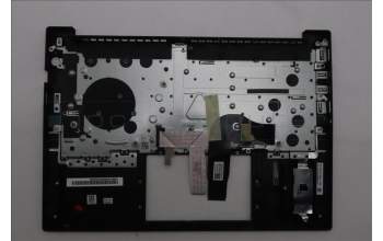 Lenovo 5M11S26908 C-Cover with keyboard, US English Euro, Black, Backlight, US