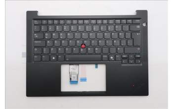 Lenovo 5M11S26912 C-Cover with keyboard, Icelandic, Black, Backlight, UK