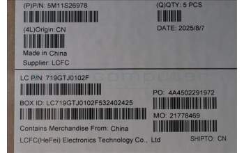 Lenovo 5M11S26978 C-Cover with keyboard, Belgian, Black, UK