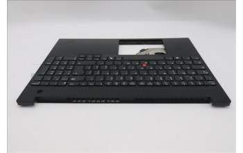 Lenovo 5M11S26994 C-Cover with keyboard, Italian, Black, UK
