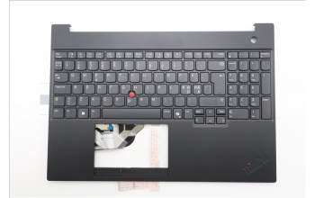 Lenovo 5M11S27009 C-Cover with keyboard, Nordic, Black, UK