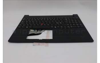 Lenovo 5M11S27009 C-Cover with keyboard, Nordic, Black, UK