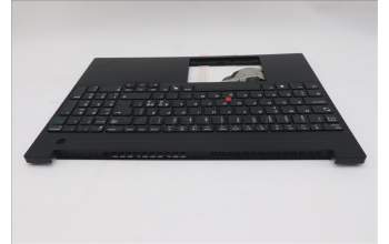 Lenovo 5M11S27009 C-Cover with keyboard, Nordic, Black, UK