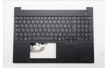 Lenovo 5M11S27011 C-Cover with keyboard, Switzerland, Black, UK