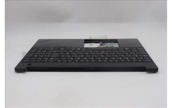 Lenovo 5M11S27062 C-Cover with keyboard, German, Black, Backlight, UK