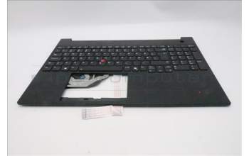 Lenovo 5M11S27077 C-Cover with keyboard, Norwegian, Black, Backlight, UK