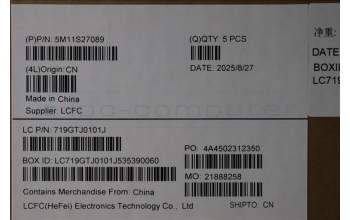 Lenovo 5M11S27089 MECH_ASM FRU KB CCV SLV BL(Liteon)UK BK