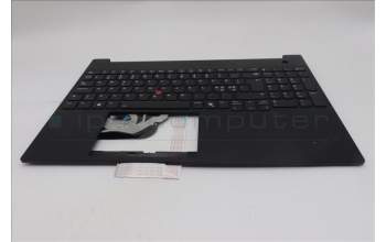 Lenovo 5M11S27095 C-Cover with keyboard, Nordic, Black, Backlight, UK