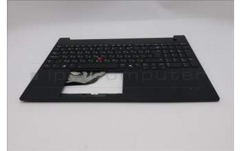 Lenovo 5M11S27113 C-Cover with keyboard, Bulgarian, Black, Backlight, UK