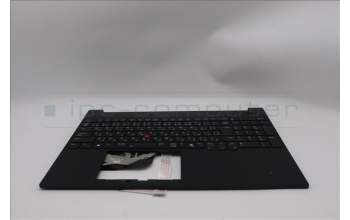Lenovo 5M11S27116 C-Cover with keyboard, Japanese, Black, Backlight, JP