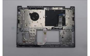 Lenovo 5M11S29920 C-Cover with keyboard, Hebrew, Luna Grey, Backlight, Heat Staking, US