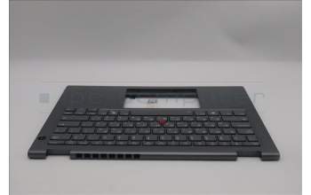 Lenovo 5M11S29920 C-Cover with keyboard, Hebrew, Luna Grey, Backlight, Heat Staking, US