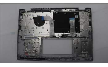 Lenovo 5M11S30214 C-Cover with keyboard, Arabic, Luna Grey, Backlight, World Face Camera, Heat Staking, US