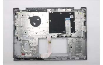 Lenovo 5M11S30286 C-Cover with keyboard, Italian, Luna Grey, Non-Backlight, No World Face Camera, Heat Staking, UK