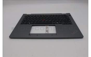 Lenovo 5M11S30319 C-Cover with keyboard, UK English, Luna Grey, Non-Backlight, No World Face Camera, Heat Staking, UK