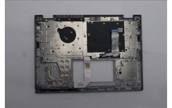 Lenovo 5M11S30346 C-Cover with keyboard, French, Luna Grey, Backlight, No World Face Camera, Heat Staking, US
