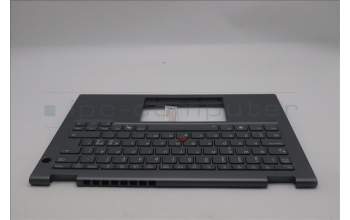Lenovo 5M11S30370 C-Cover with keyboard, Nordic, Luna Grey, Backlight, No World Face Camera, Heat Staking, UK