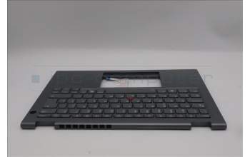 Lenovo 5M11S30373 C-Cover with keyboard, Portuguese, Luna Grey, Backlight, No World Face Camera, Heat Staking, UK