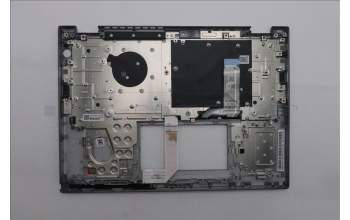 Lenovo 5M11S30496 C-Cover with keyboard, French, Luna Grey, Backlight, World Face Camera, Heat Staking, US