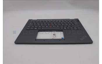 Lenovo 5M11S30505 C-Cover with keyboard, Hungarian, Luna Grey, Backlight, World Face Camera, Heat Staking, UK