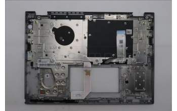 Lenovo 5M11S30535 C-Cover with keyboard, Switzerland, Luna Grey, Backlight, World Face Camera, Heat Staking, UK