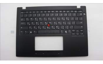 Lenovo 5M11S30575 C-Cover with keyboard, Hebrew, Black, Non-Backlight, Heat Staking, US
