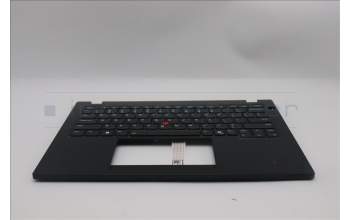 Lenovo 5M11S30599 C-Cover with keyboard, English, Black, Backlight, Heat Staking, US