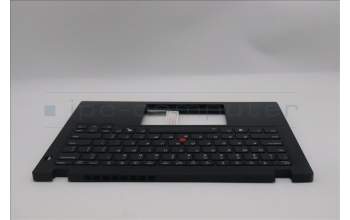 Lenovo 5M11S30599 C-Cover with keyboard, English, Black, Backlight, Heat Staking, US