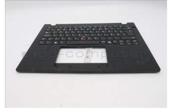 Lenovo 5M11S33646 C-Cover with keyboard, Norwegian, Black, Non_Backlight, Heat Staking