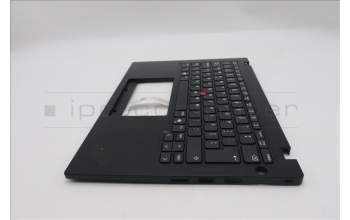 Lenovo 5M11S33652 C-Cover with keyboard, Portuguese, Black, Non-Backlight, Heat Staking, UK