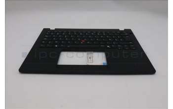 Lenovo 5M11S33680 C-Cover with keyboard, Belgian, Black, Backlight, Heat Staking, UK