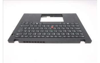 Lenovo 5M11S33730 C-Cover with keyboard, Slovenian, Black, Backlight, Heat Staking, UK