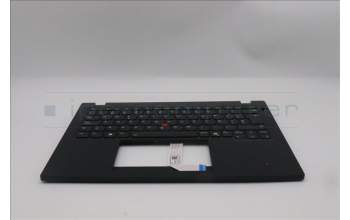Lenovo 5M11S33733 C-Cover with keyboard, Spanish, Black, Backlight, Heat Staking, UK