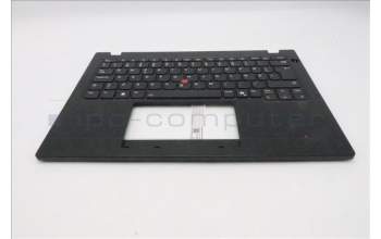 Lenovo 5M11S33736 C-Cover with keyboard, Swedish/Finnish, Black, Backlight, Heat Staking, UK