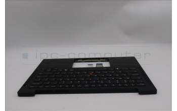 Lenovo 5M11S33801 C-Cover with keyboard, US English Euro, Black, Backlight, US