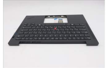 Lenovo 5M11S33821 C-Cover with keyboard, Hebrew, Black, Backlight, US