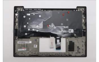 Lenovo 5M11S37465 C-Cover with keyboard, Ukraine, Black, Backlight, US