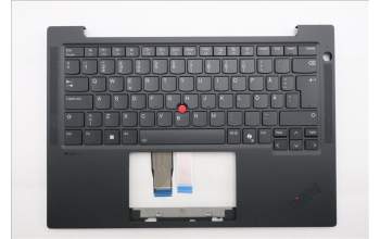 Lenovo 5M11S37715 C-Cover with keyboard, Swedish/Finnish, Black, Backlight, WWAN, UK