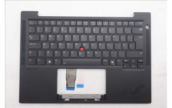Lenovo 5M11S37765 C-Cover with keyboard, UK English, Black, Backlight, WWAN, UK