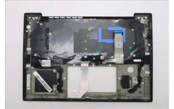 Lenovo 5M11S37983 C-Cover with keyboard, Belgian, Black, Backlight, UK