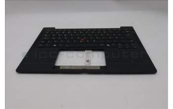 Lenovo 5M11S37997 C-Cover with keyboard, Danish, Black, Backlight, UK