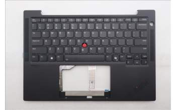Lenovo 5M11S38001 C-Cover with keyboard, English, Black, Backlight, US