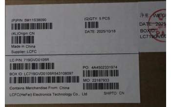 Lenovo 5M11S38090 C-Cover with keyboard, Arabic, Black, Backlight, WWAN, US