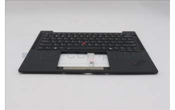 Lenovo 5M11S38111 C-Cover with keyboard, English, Black, Backlight, WWAN, US